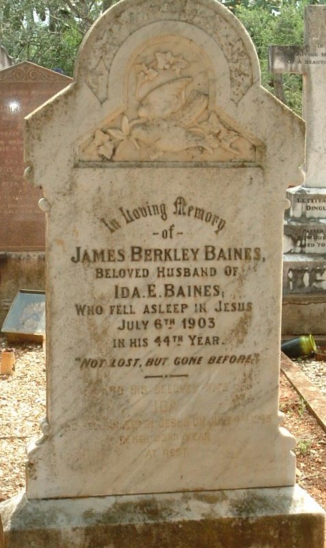 BAINES James Berkley -1903 &amp; Ida -1945