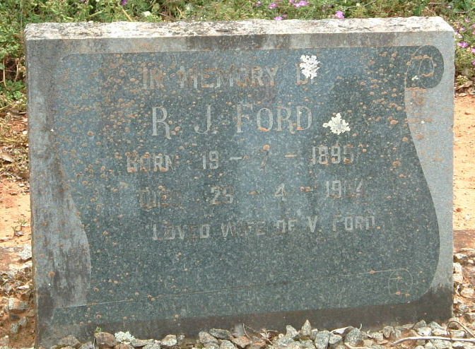 FORD Rosina Jane 1895-1964