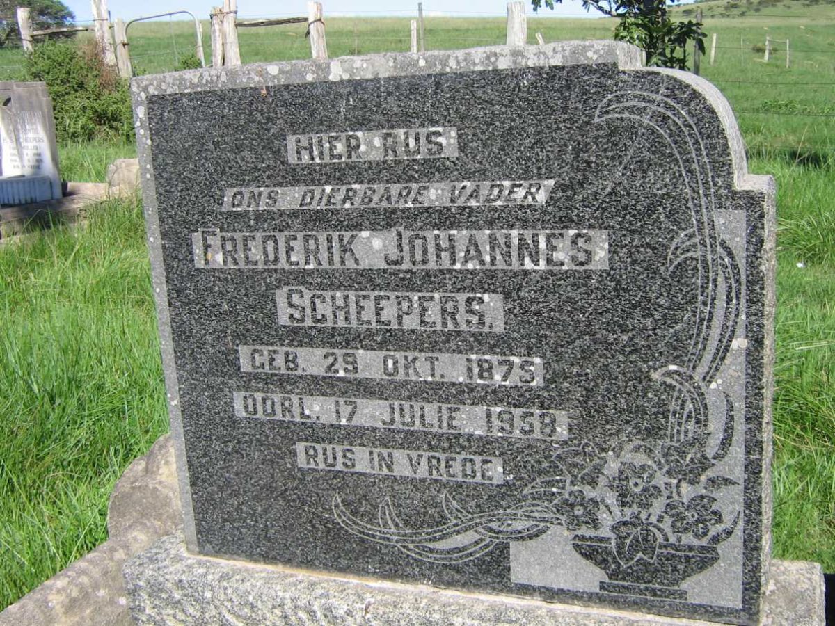 SCHEEPERS Frederik Johannes 1875-1958