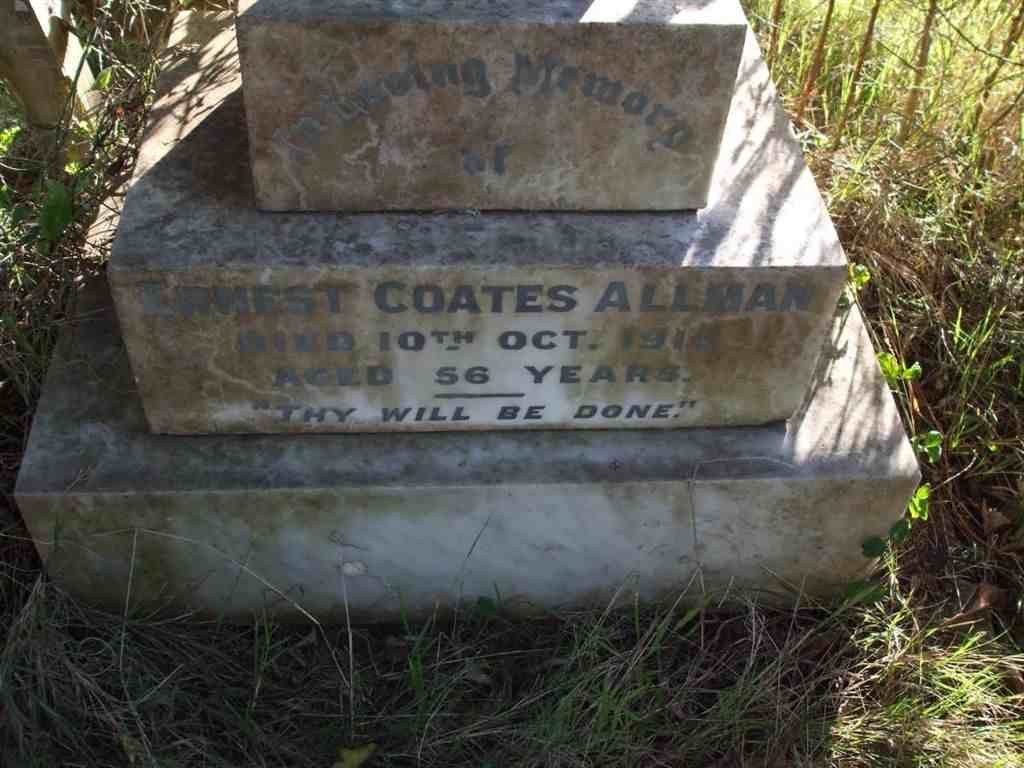ALLMAN Ernest Coates -1916