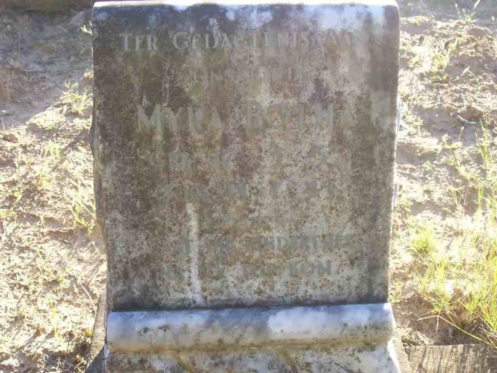 BOTHA Myra 1933-1945
