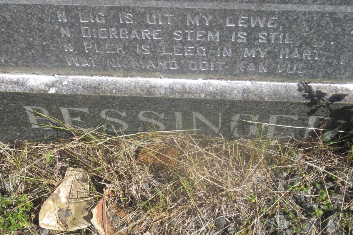 BESSINGER Hendrik Johannes 1876-1963 &amp; Mary Lydia Susanna VAN SCHALKWYK 1884-1959