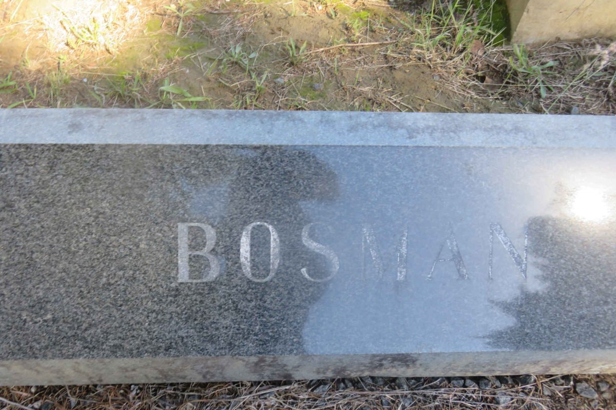 BOSMAN Samuel Stegman 1915-1974 &amp; Annie Helena 1912-1978