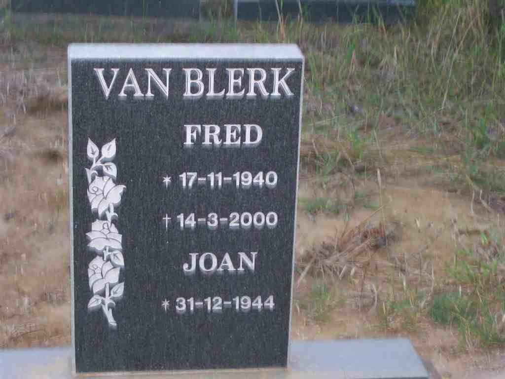 BLERK Fred, van 1940-2000 &amp; Joan 1944-