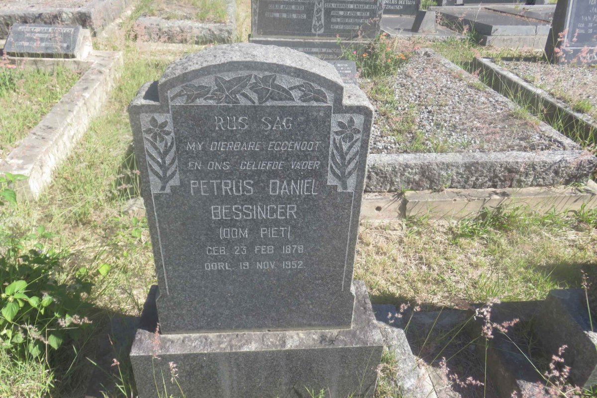BESSINGER Petrus Daniel 1878-1952