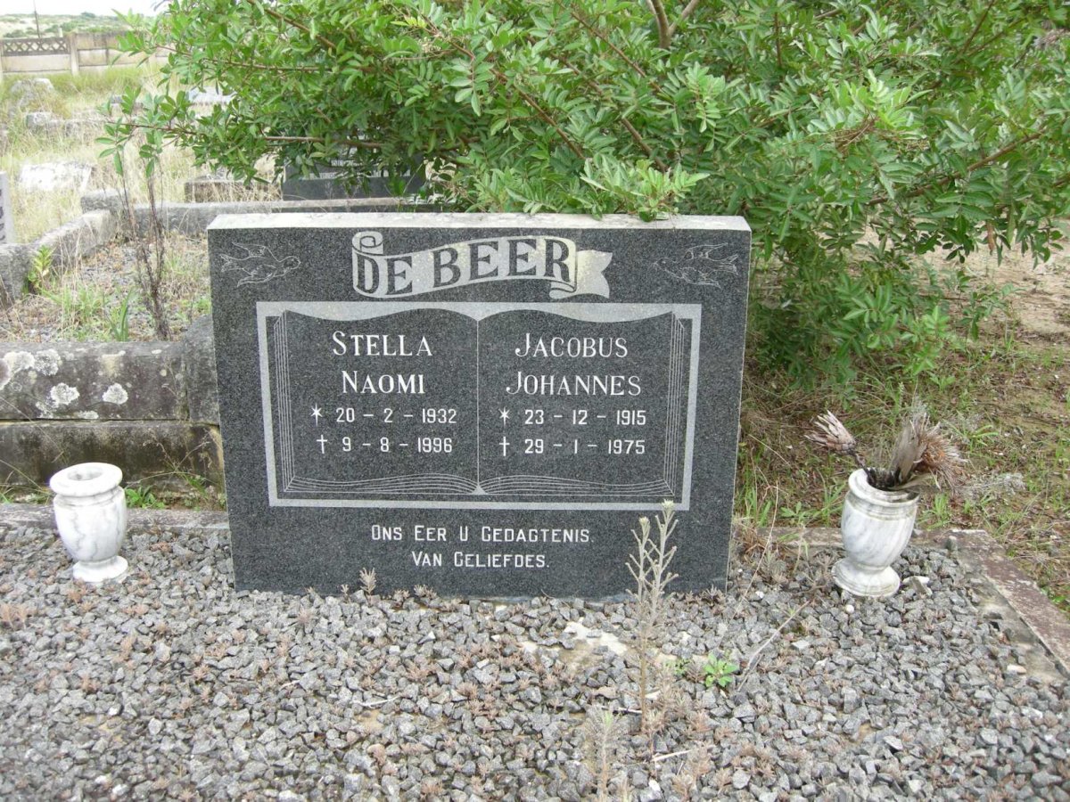 BEER Jacobus Johannes, de 1915-1975 :: DE BEER Stella Naomi 1932-1996