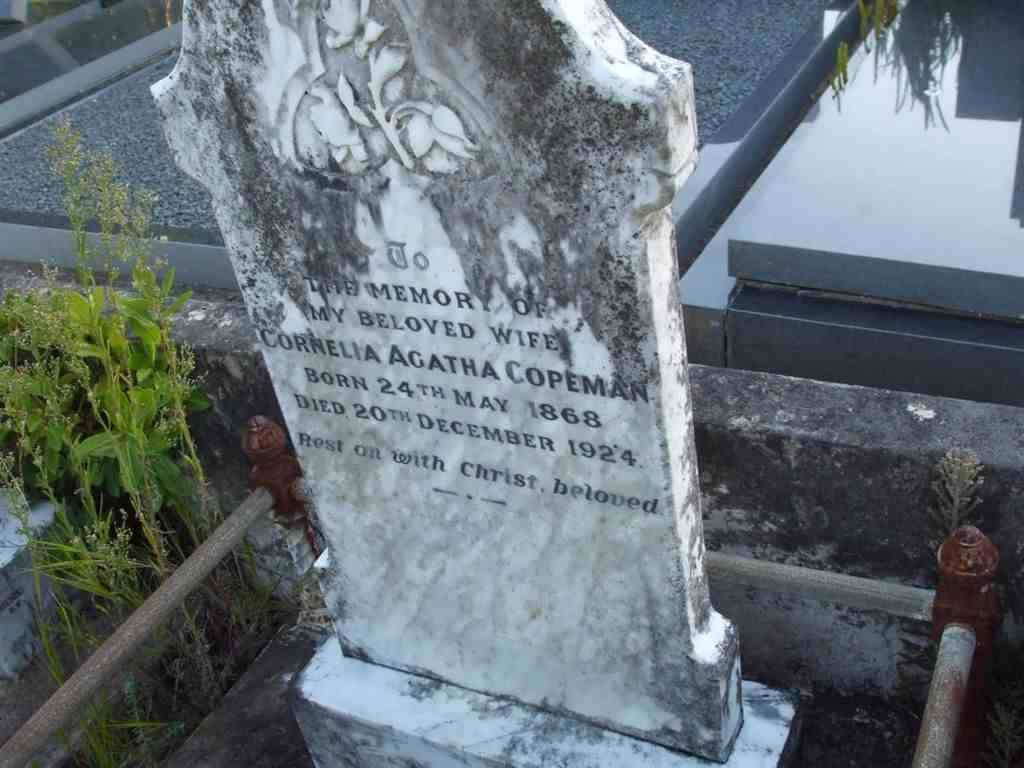 COPEMAN Cornelia Agatha 1868-1924