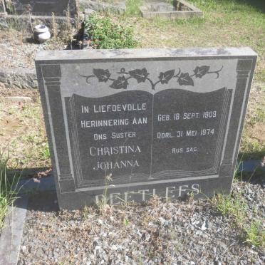 DEETLEFS Christina Johanna 1909-1974
