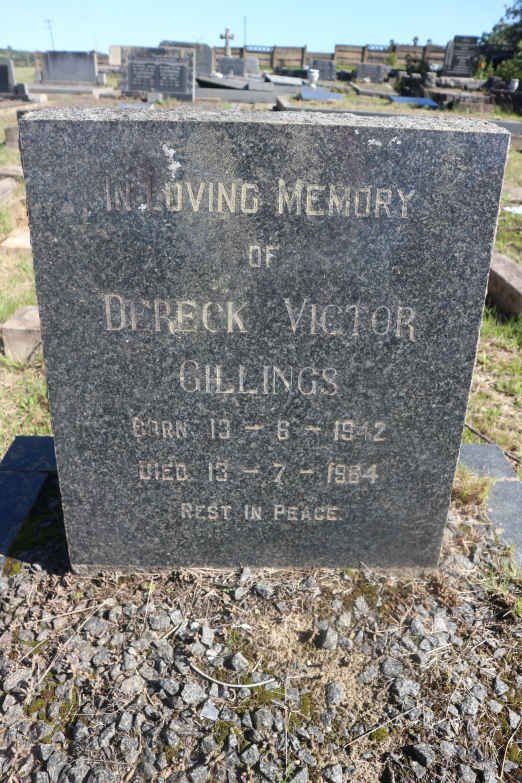 GILLINGS Dereck Victor 1942-1964