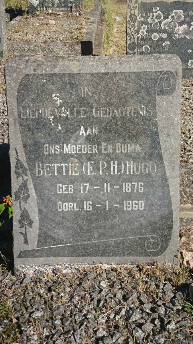 HUGO E.P.H. 1876-1960