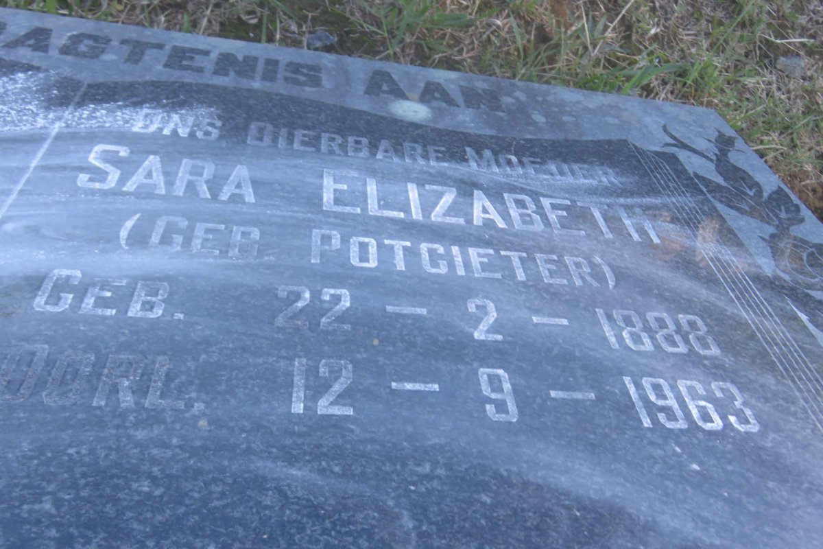 HOLTZHAUSEN Johan Andreas 1874-1957 &amp; Sarah Elizabeth POTGIETER 1888-1963