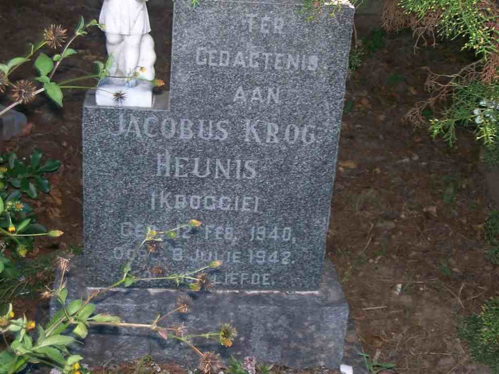 HEUNIS Jacobus Krog 1940-1942