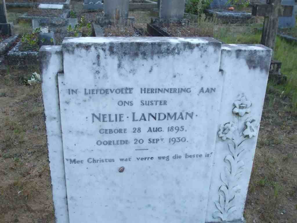 LANDMAN Nelie 1895-1930