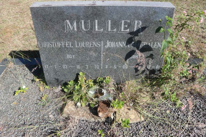 MULLER Christoffel Lourens 1902-1970 &amp; Johanna Magdalena 1905-2001