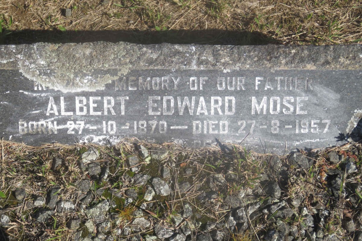 MOSE Albert Edward 1870-1957