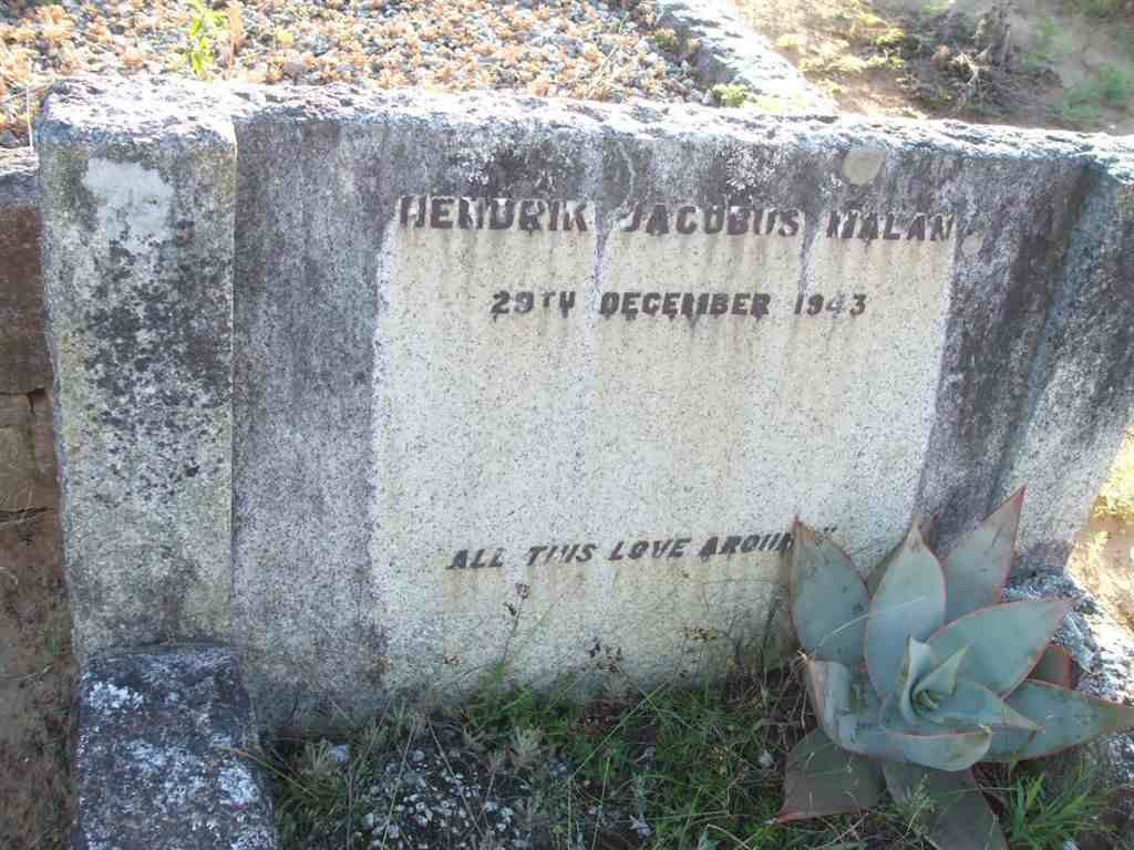 MALAN Hendrik Jacobus -1943
