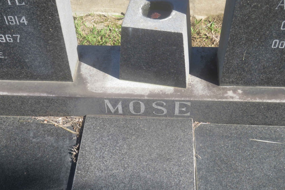 MOSE Albert Edward 1907-1976 &amp; Hilda Antoinette MÜLLER 1914-1967