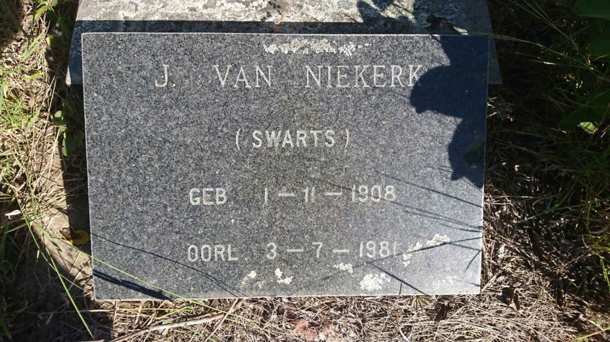 NIEKERK J., van 1908-1981