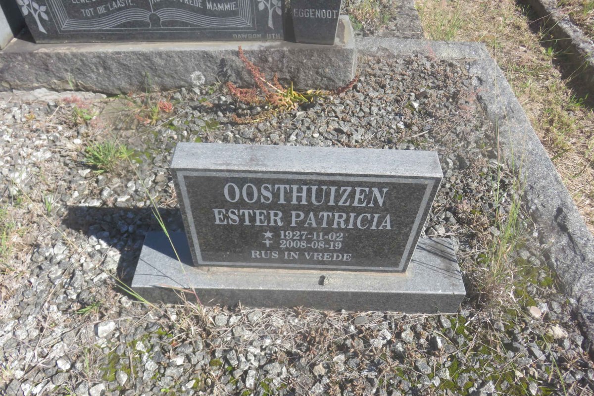 OOSTHUIZEN Ester Patricia 1927-2008