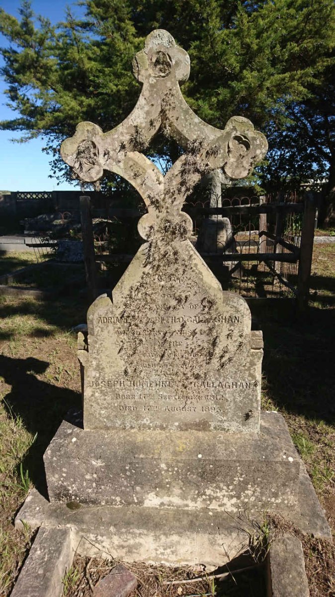 O'CALLAGHAN Joseph Humphrey 1812-1893 &amp; Adriana Elizabeth -1876