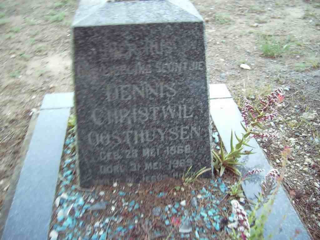 OOSTHUYSEN Dennis Christwil 1968-1969