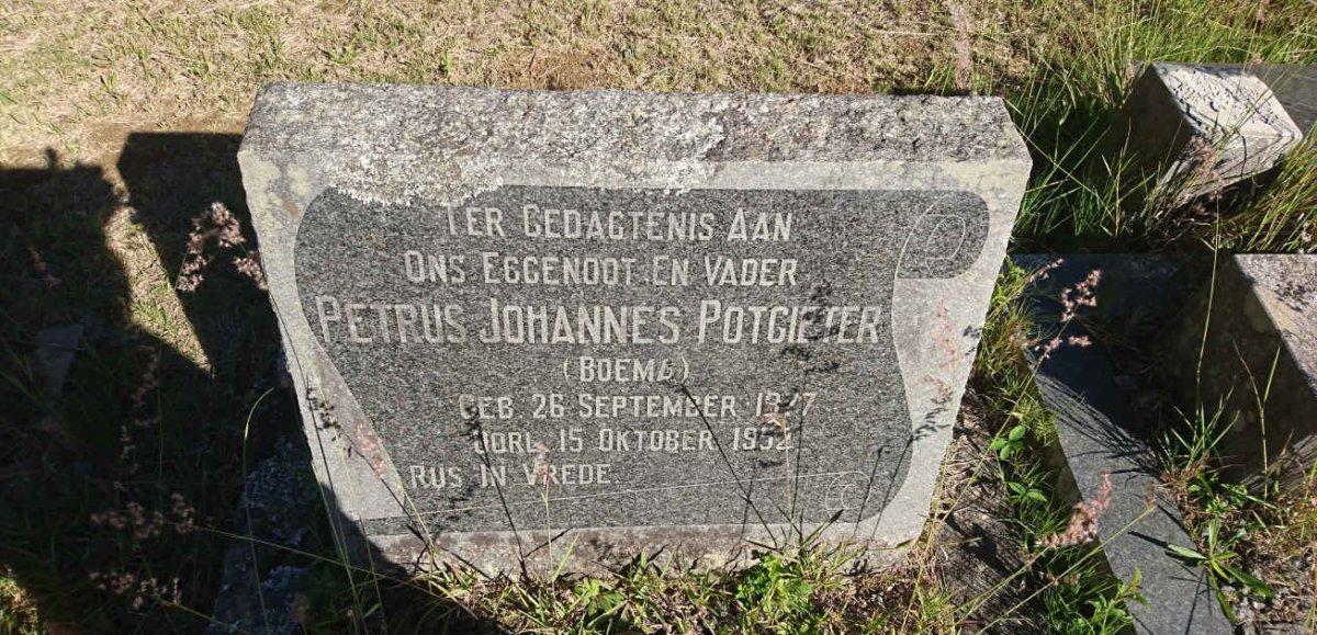 POTGIETER Petrus Johannes 1877-1952
