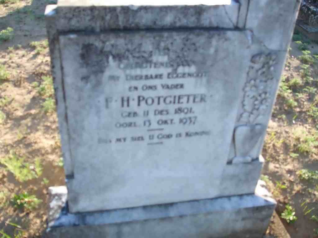 POTGIETER F.H. 1891-1937