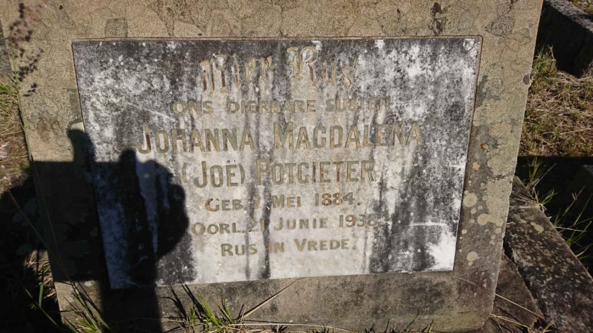 POTGIETER Johanna Magdalena 1884-1938