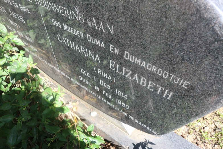POTGIETER Johan Jacob 1908-1974 &amp; Catharina Elizabeth 1914-1990