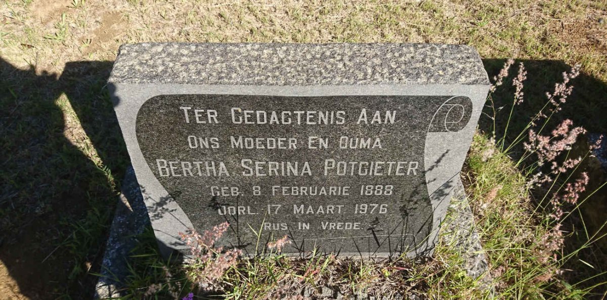 POTGIETER Bertha Serina 1888-1976