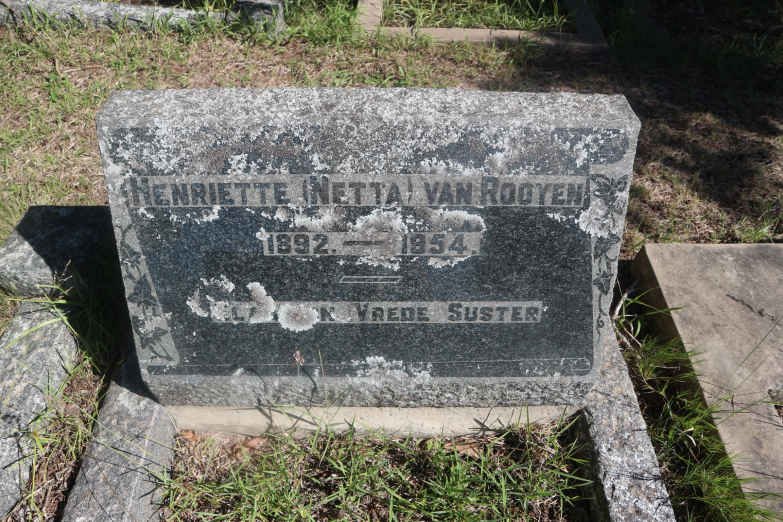 ROOYEN Henriette, van 1892-1954