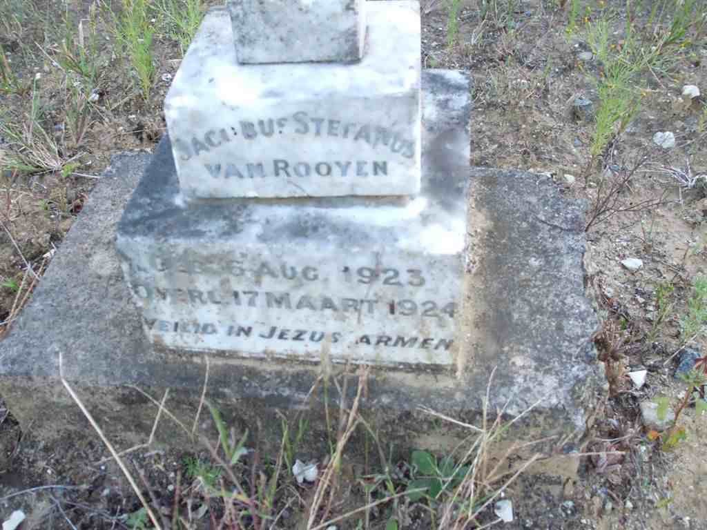 ROOYEN Jacobus Stefanus, van 1923-1924