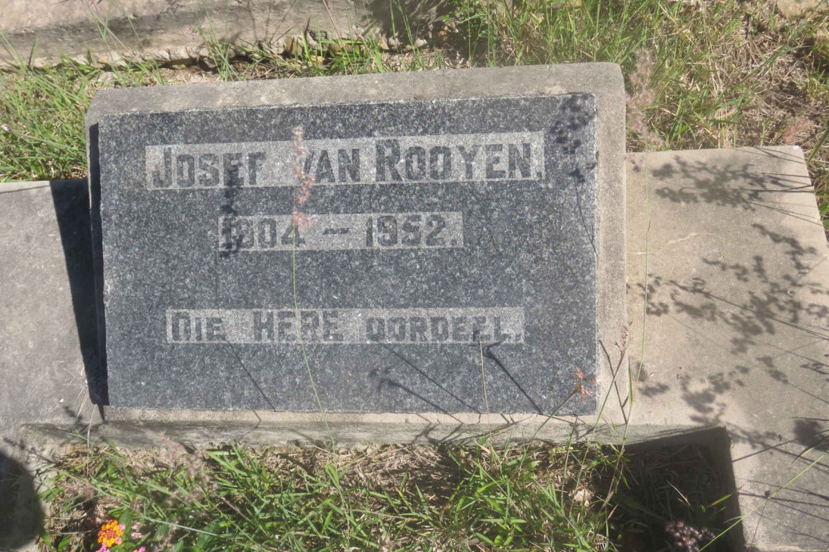 ROOYEN Josef, van 1904-1952