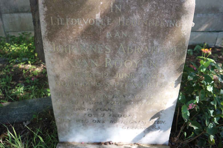 ROOYEN Johannes Abraham, van 1864-1946