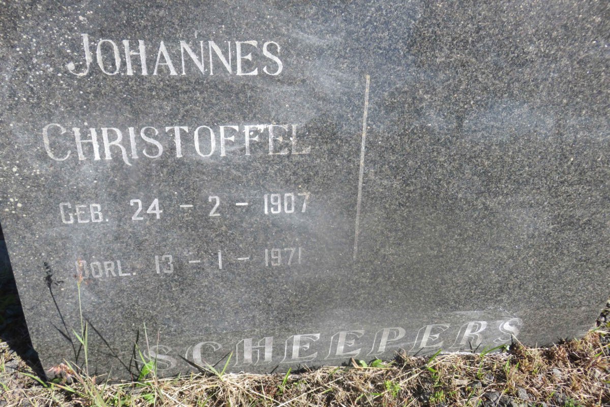 SCHEEPERS Johannes Christoffel 1907-1971