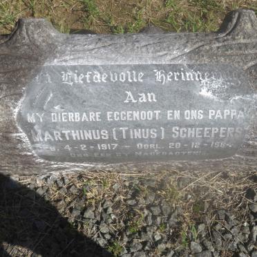 SCHEEPERS Marthinus 1917-1964
