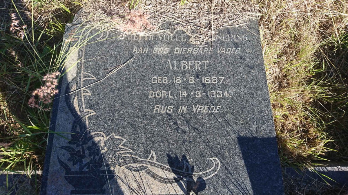 SCHEEPERS Albert 1887-1934 &amp; Etta POTGIETER 1890-1959
