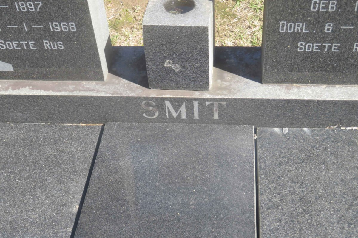 SMIT Willem Jacobus 1897-1968 &amp; Martha Catherine 1907-1977