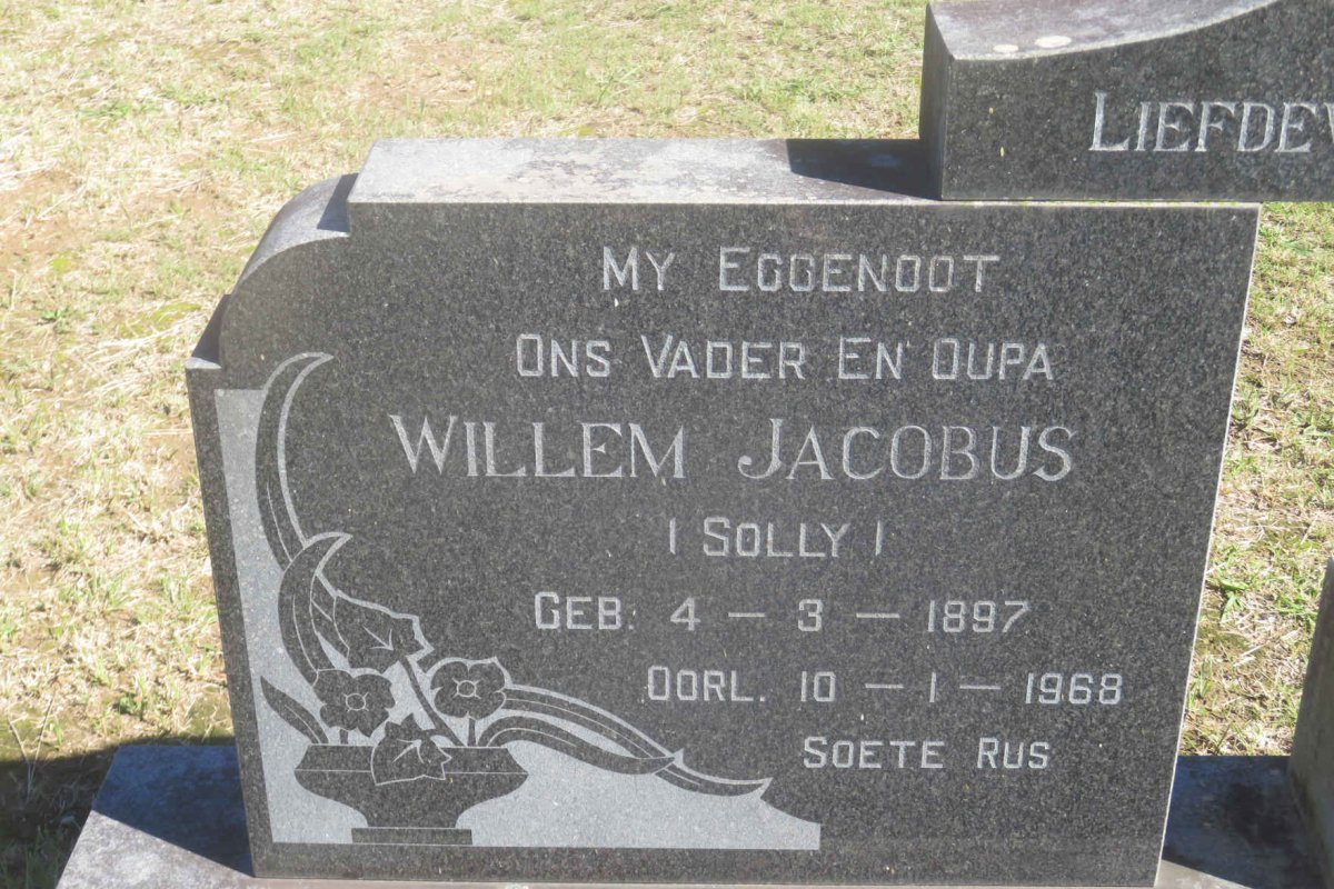 SMIT Willem Jacobus 1897-1968 &amp; Martha Catherine 1907-1977