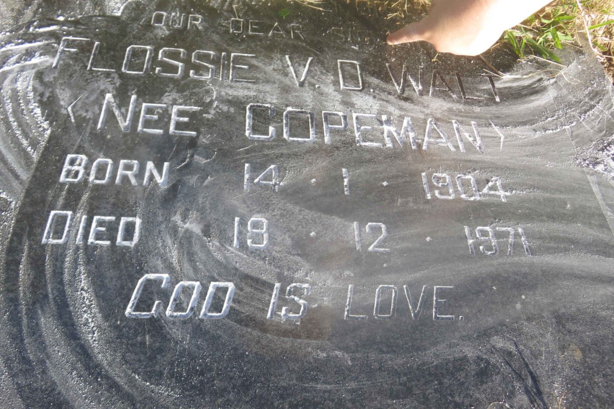 WALT Flossie, v.d. nee COPEMAN 1904-1971