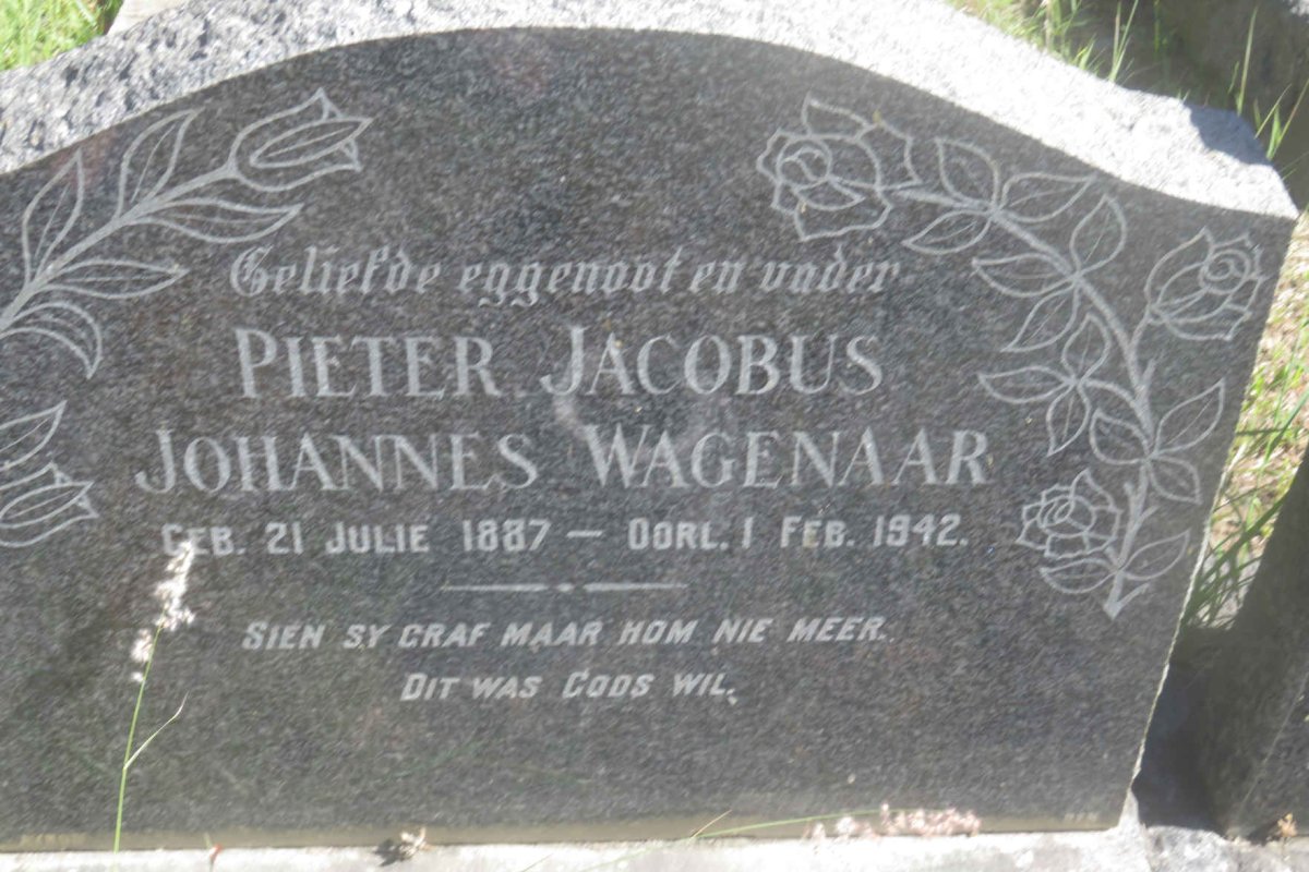 WAGENAAR Pieter Jacobus Johannes 1887-1942