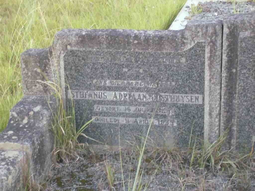 OOSTHUYSEN Stefanus Adriaan 1887-1935
