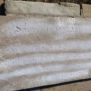 ADAMS William Elford -1856