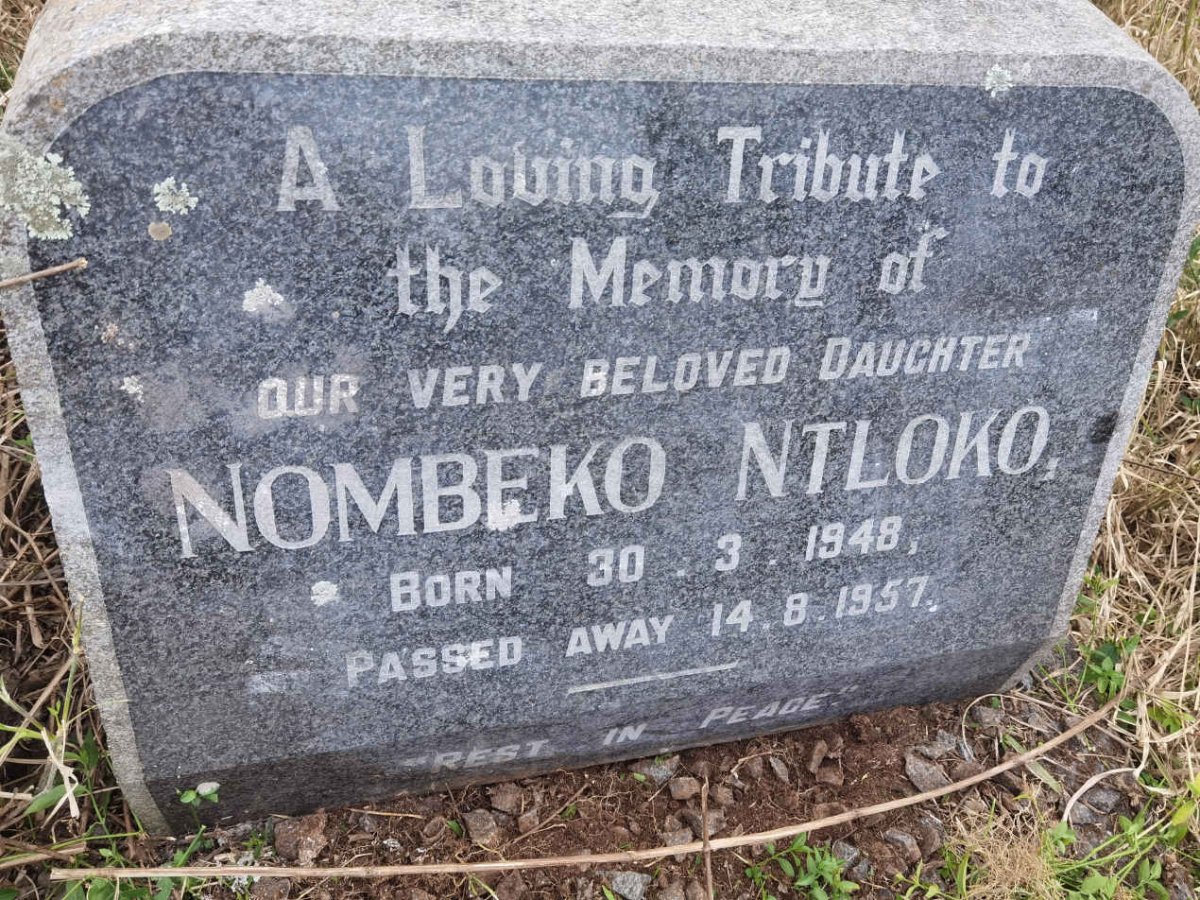 NTLOKO Nombeko 1948-1957