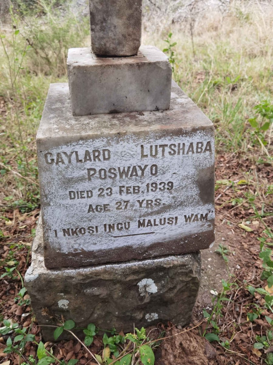 POSWAYO Gaylard Lutshaba -1939