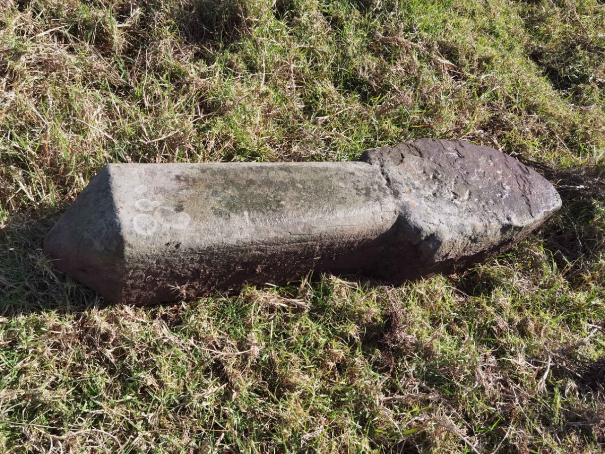 5. A boundary post or a grave marker?