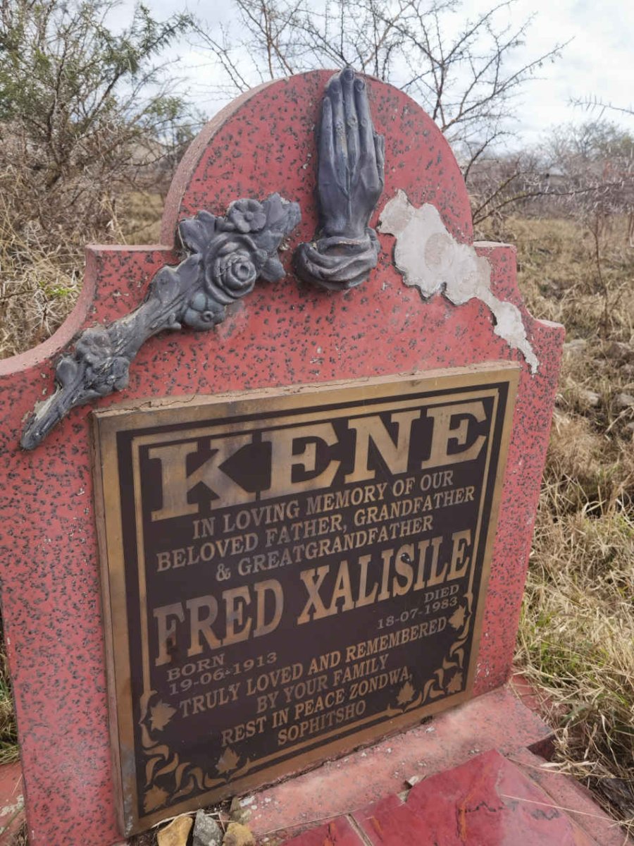 KENE Fred Xalisile 1913-1983