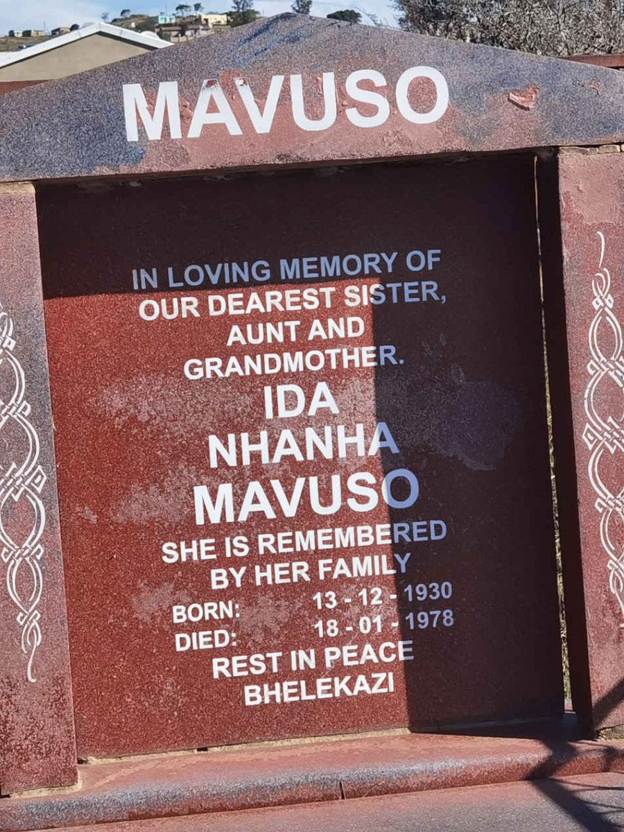 MAVUSO Ida Nhanha 1930-1978