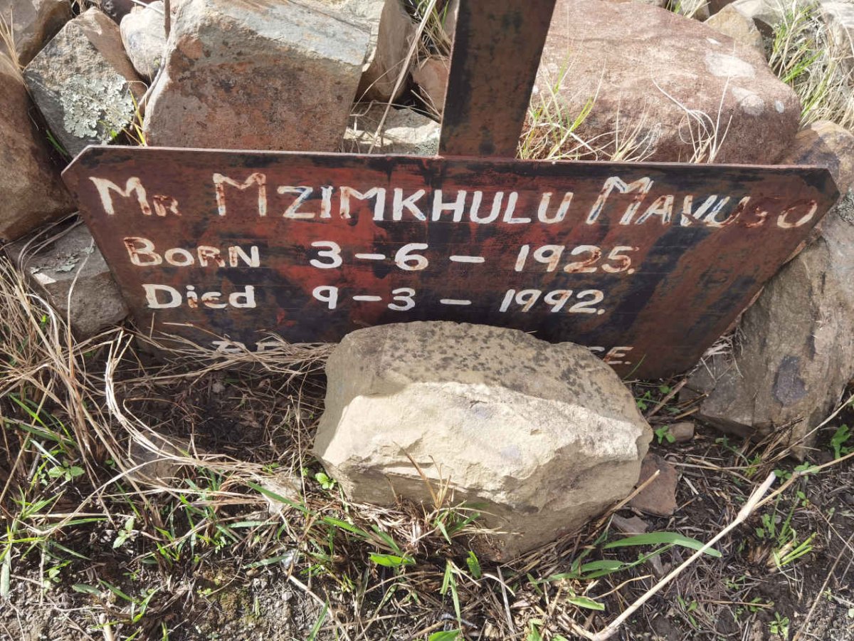 MAVUSO Mzimkhulu 1925-1992