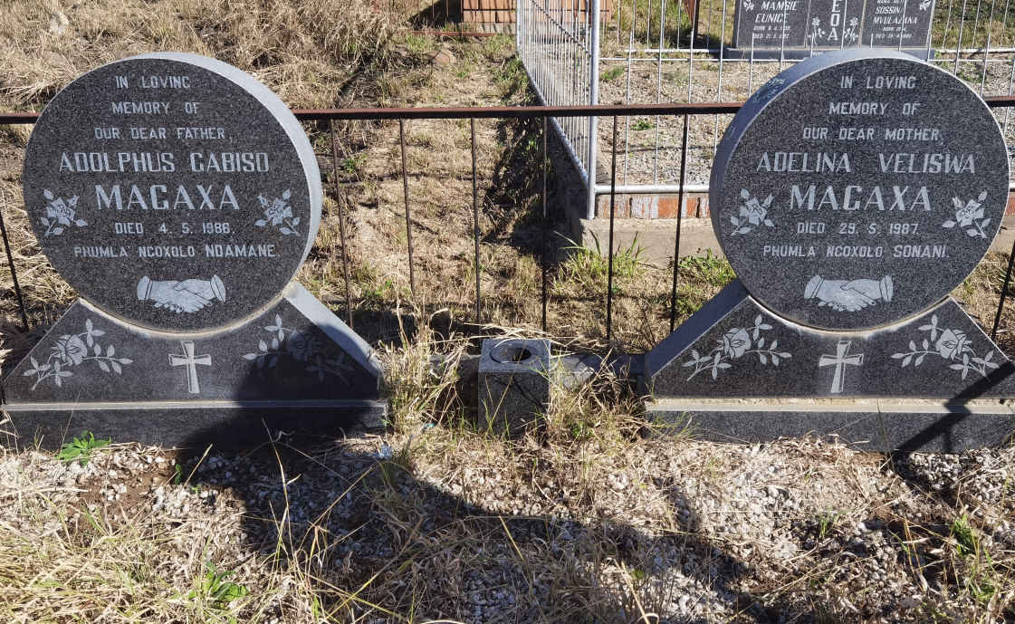 MAGAXA Adolphus Gabiso -1986 & Adelina Veliswa -1987